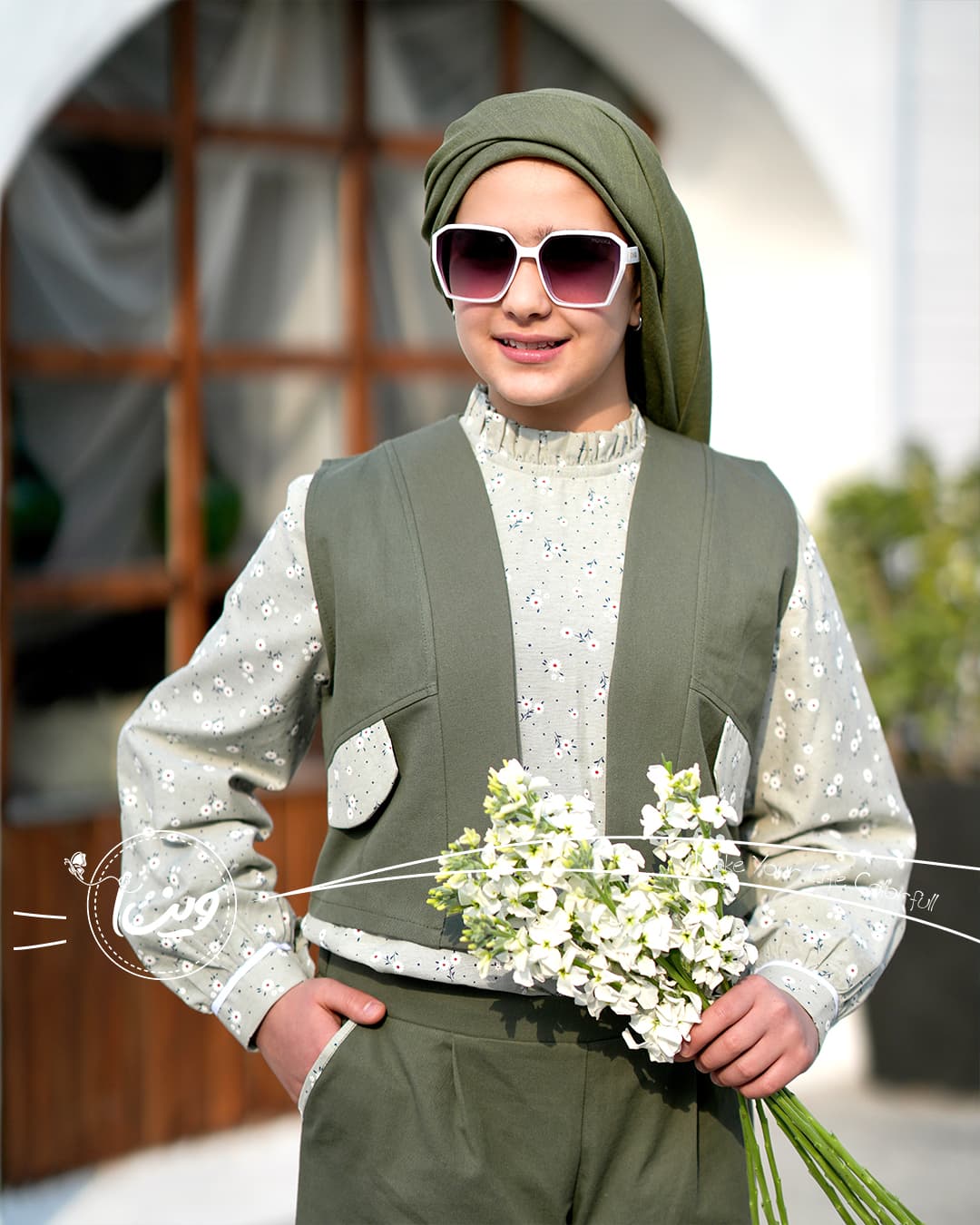 ست “صنم” سبز – وینا